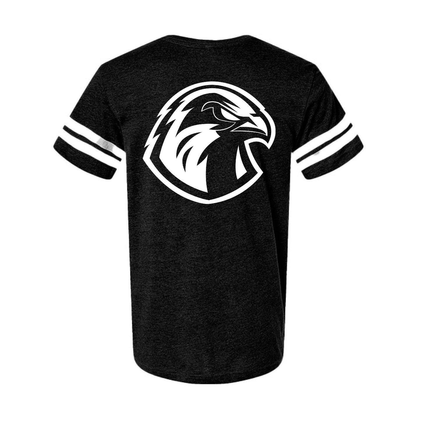 Black Solid/ White - BACK