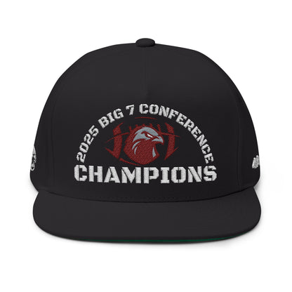 Flat Bill Cap — 2025 Big 7 Conference Champions Embroidered Snapback