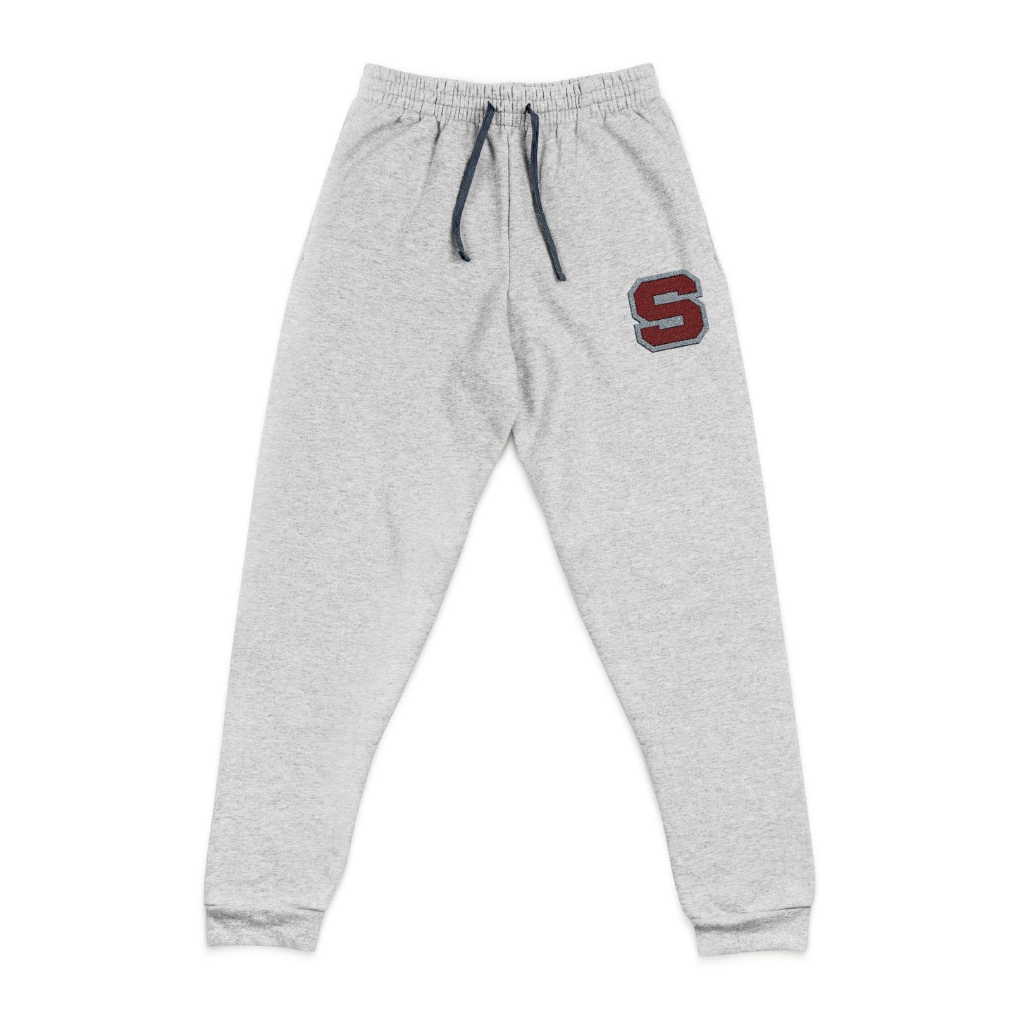 Embroidered 'S' Charcoal Joggers