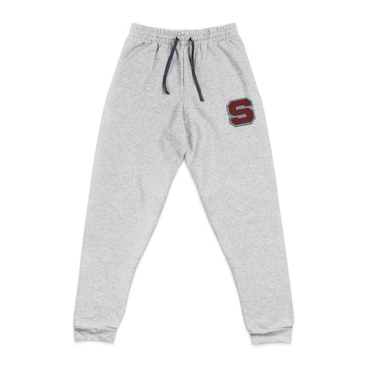 Embroidered 'S' Charcoal Joggers