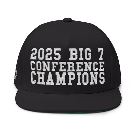 2025 Big 7 Conference Champions Flat Bill Cap (Embroidered)