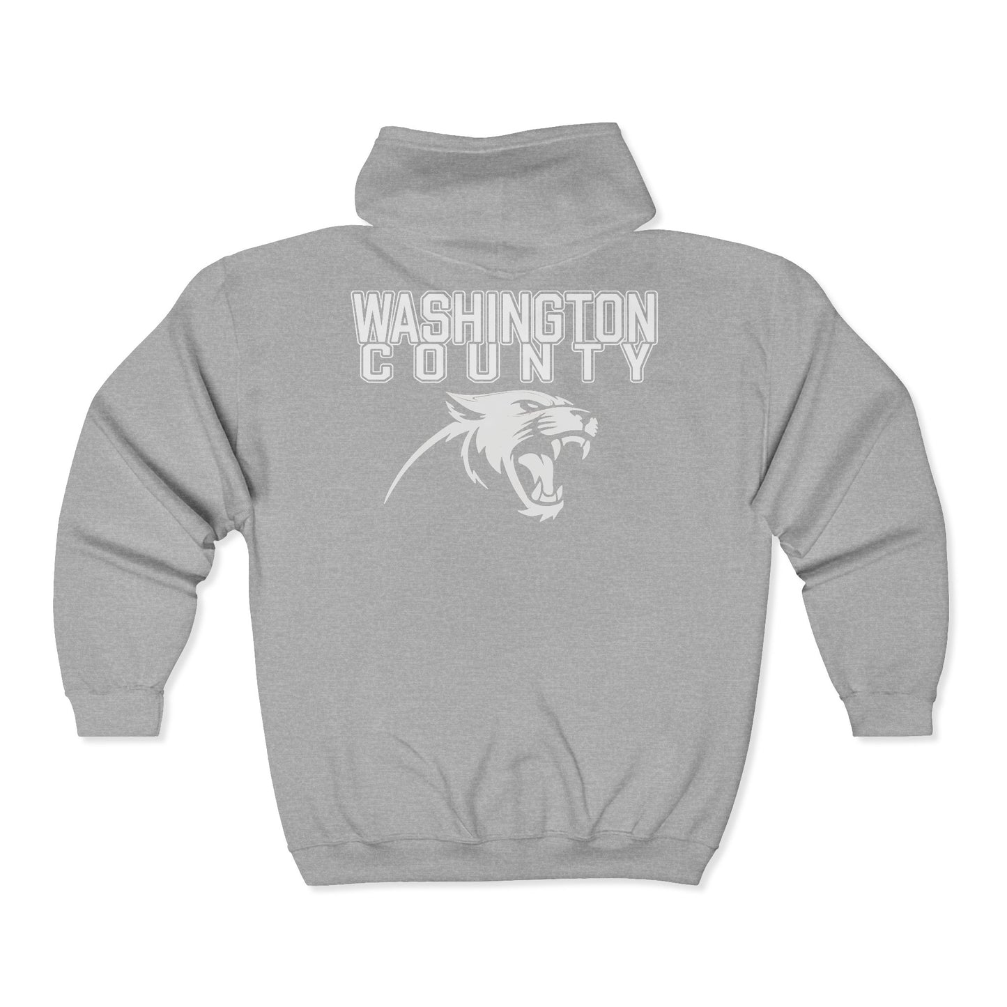 Washington County Panther Zip Hoodie