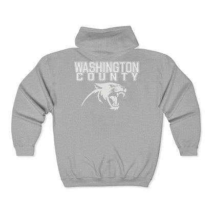 Washington County Panther Zip Hoodie