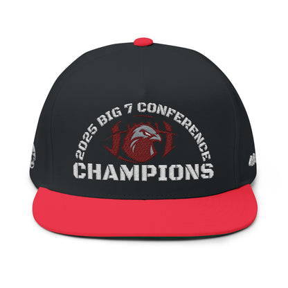 Flat Bill Cap — 2025 Big 7 Conference Champions Embroidered Snapback