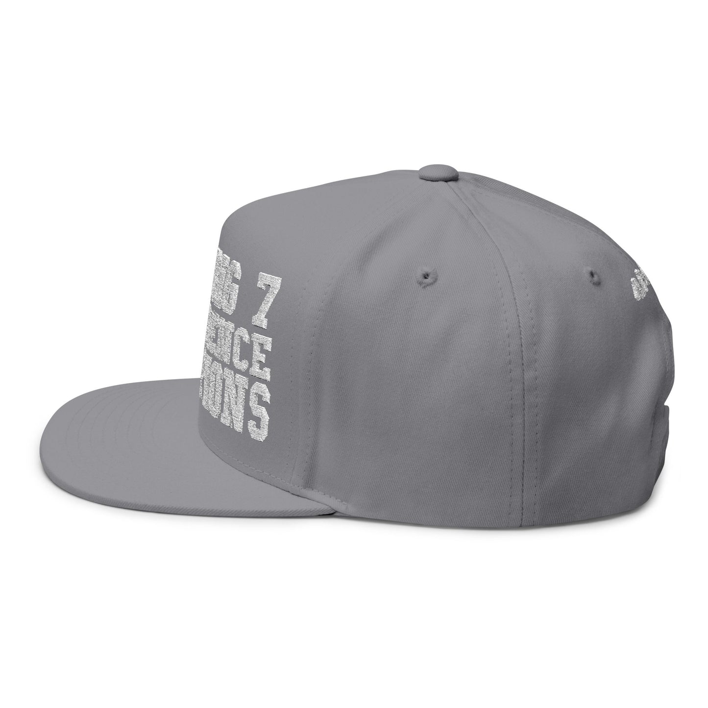 2025 Big 7 Conference Champions Flat Bill Cap (Embroidered)