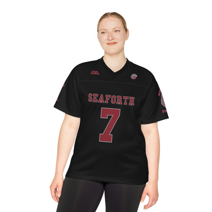 PARKER Black SHS Fan Football Jersey - AOP -