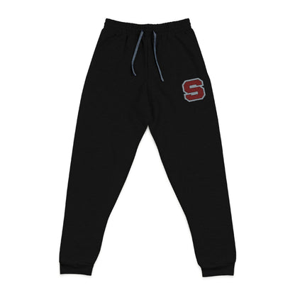 Embroidered 'S' Charcoal Joggers