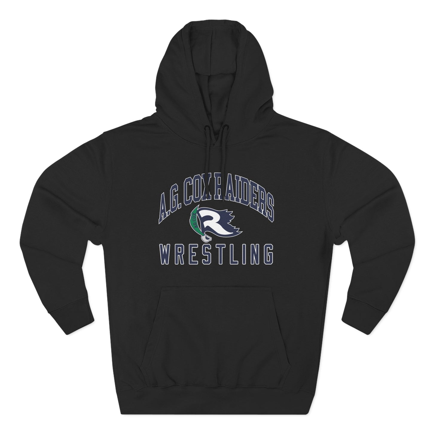 Wrestling Hoodie — A.G. Cox Raiders Team Fleece Pullover
