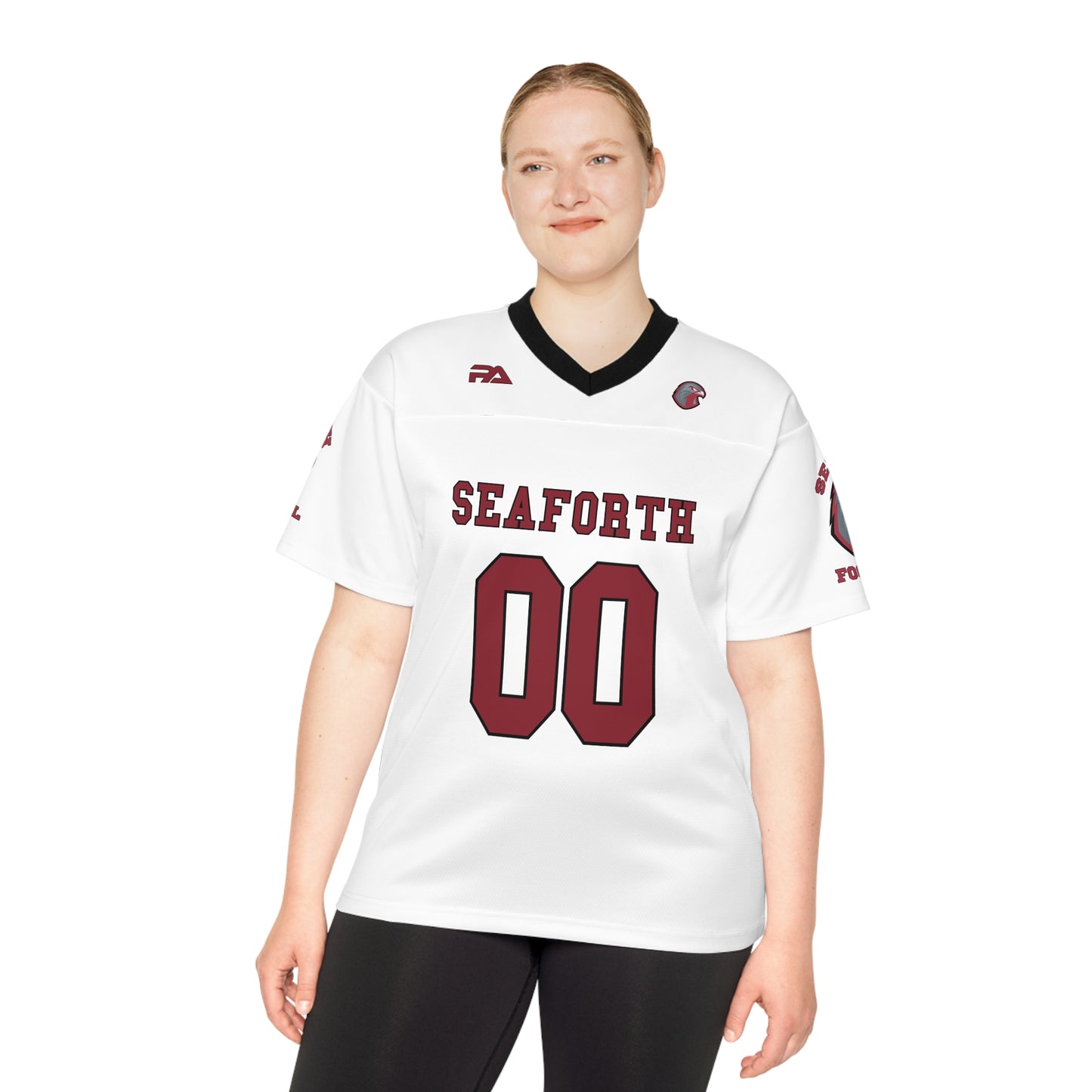 White SHS Fan Football Jersey - AOP -