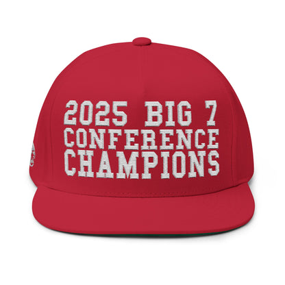 2025 Big 7 Conference Champions Flat Bill Cap (Embroidered)