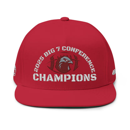 Flat Bill Cap — 2025 Big 7 Conference Champions Embroidered Snapback