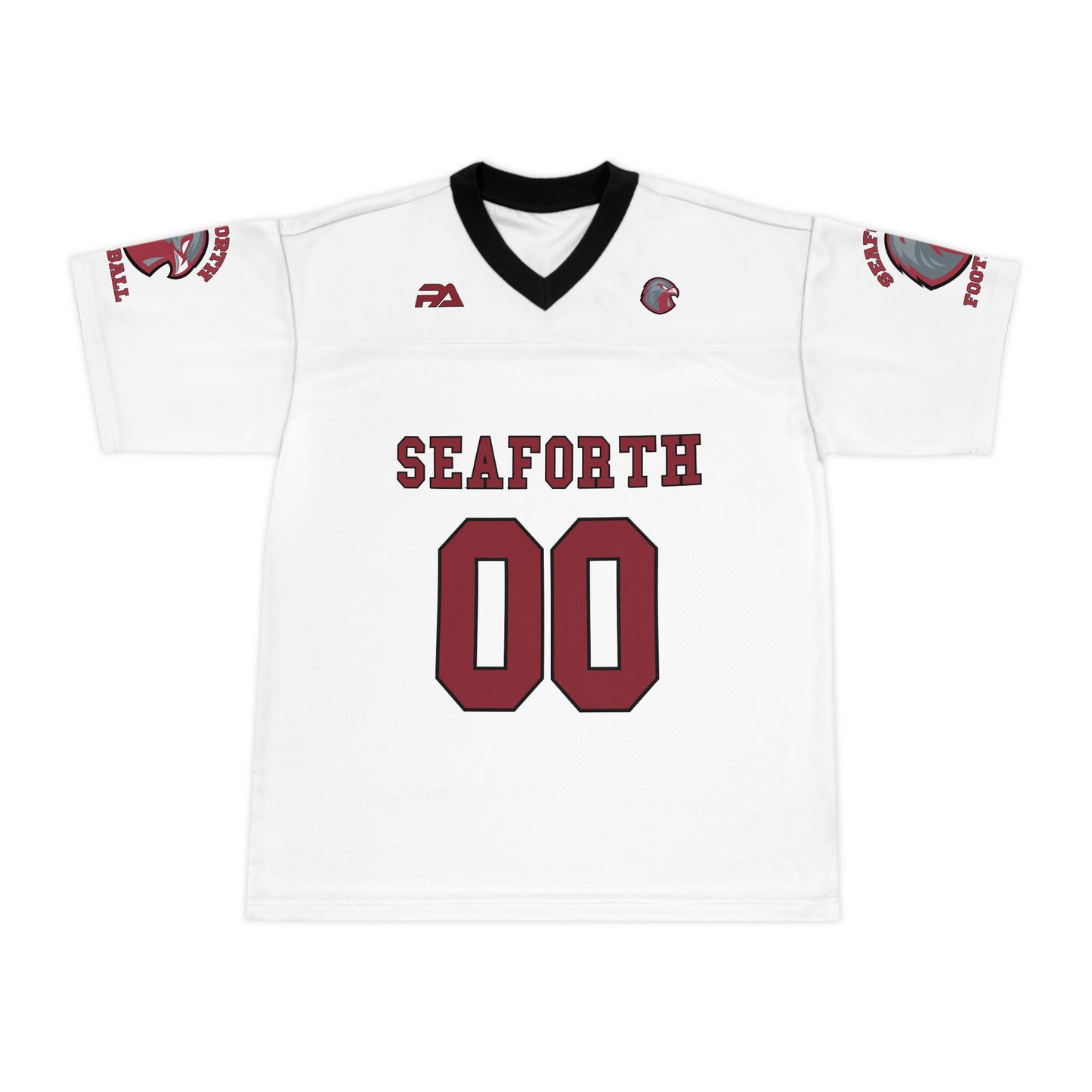 White SHS Fan Football Jersey - AOP -