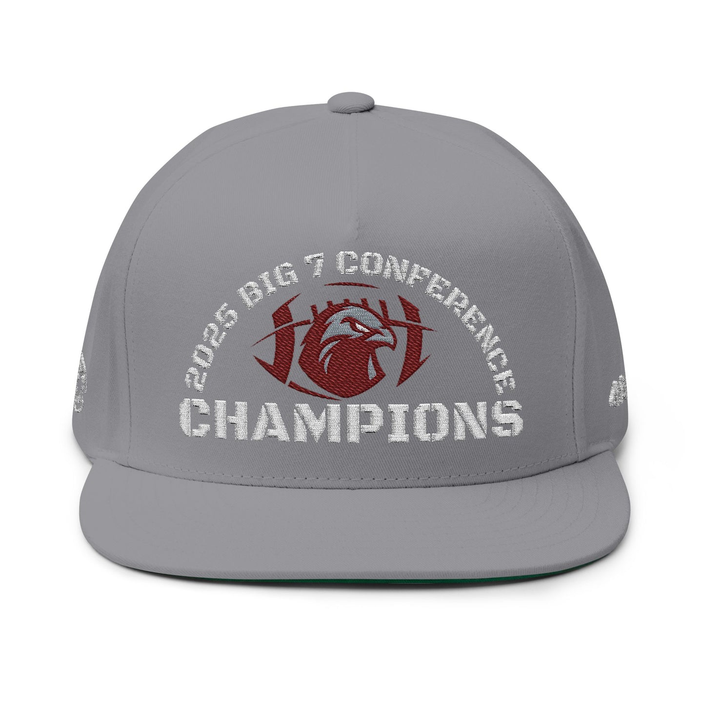 Flat Bill Cap — 2025 Big 7 Conference Champions Embroidered Snapback