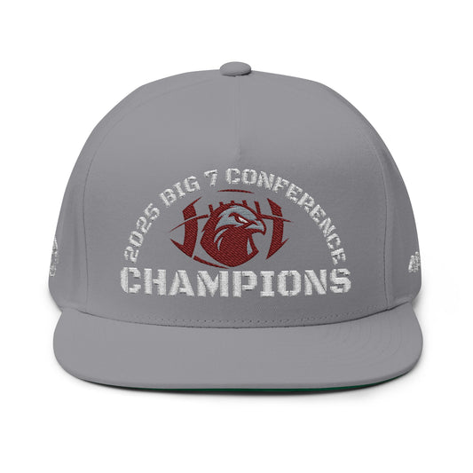 Flat Bill Cap — 2025 Big 7 Conference Champions Embroidered Snapback