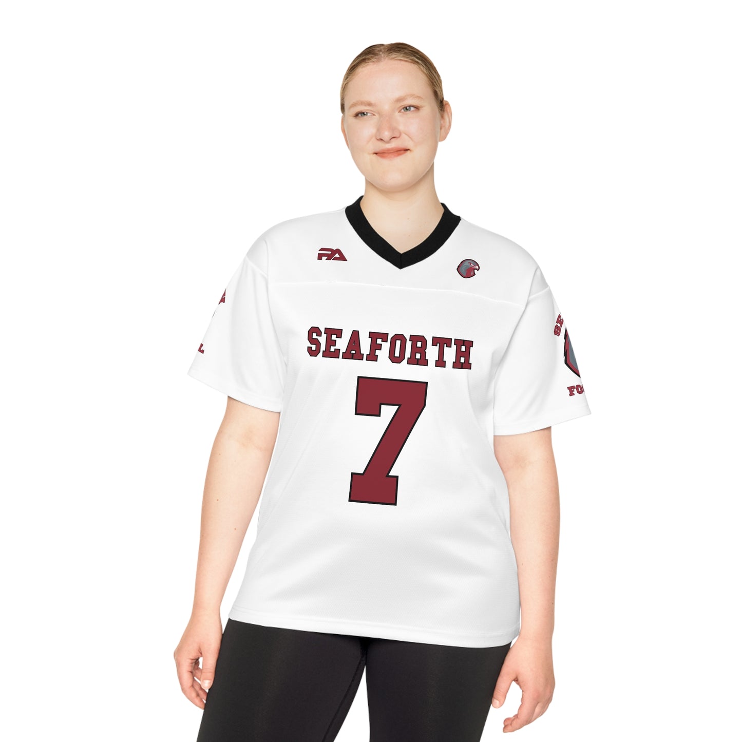 PARKER White SHS Fan Football Jersey - AOP -