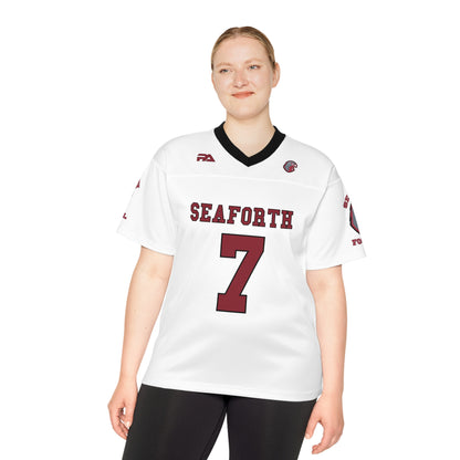 PARKER White SHS Fan Football Jersey - AOP -