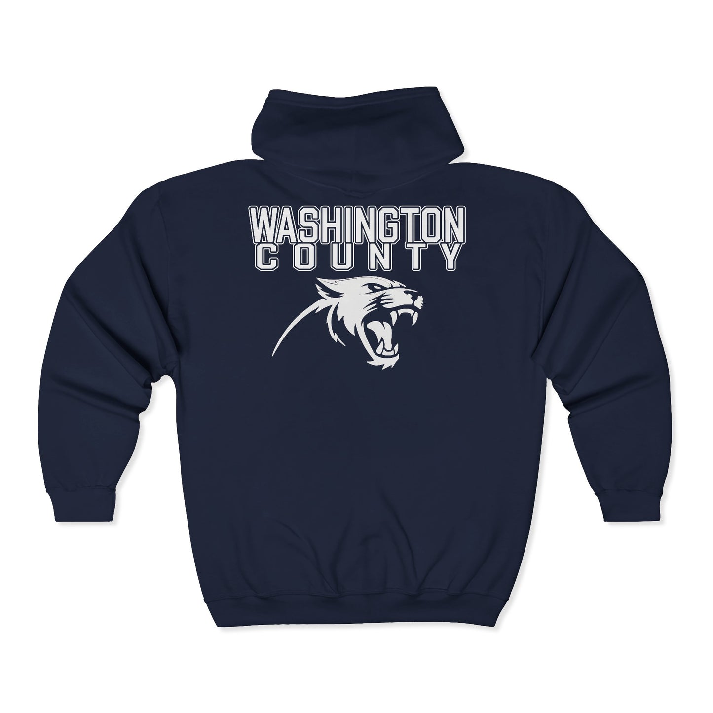 Washington County Panther Zip Hoodie