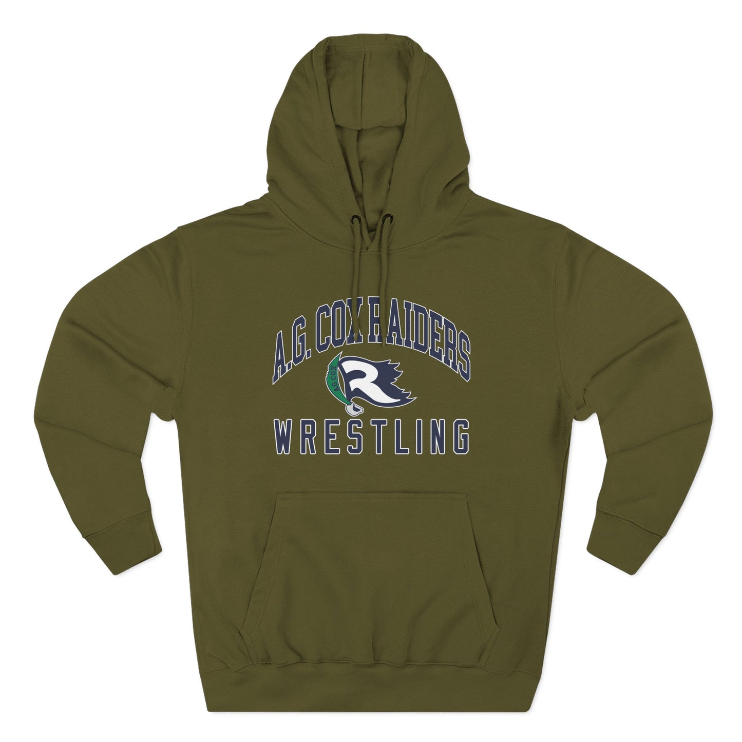 Wrestling Hoodie — A.G. Cox Raiders Team Fleece Pullover