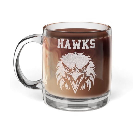 SHS Engraved Glass Coffee Mug