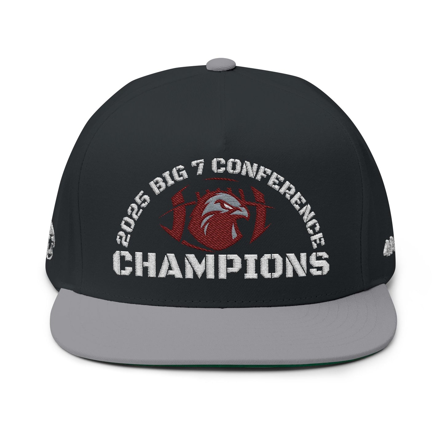 Flat Bill Cap — 2025 Big 7 Conference Champions Embroidered Snapback