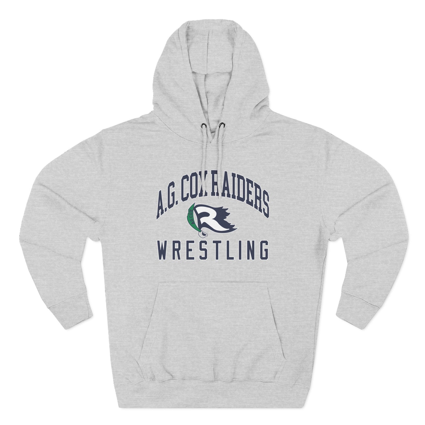 Wrestling Hoodie — A.G. Cox Raiders Team Fleece Pullover