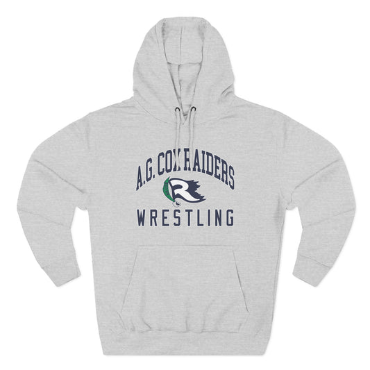 Wrestling Hoodie — A.G. Cox Raiders Team Fleece Pullover