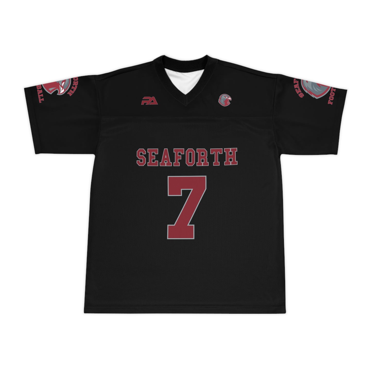 PARKER Black SHS Fan Football Jersey - AOP -