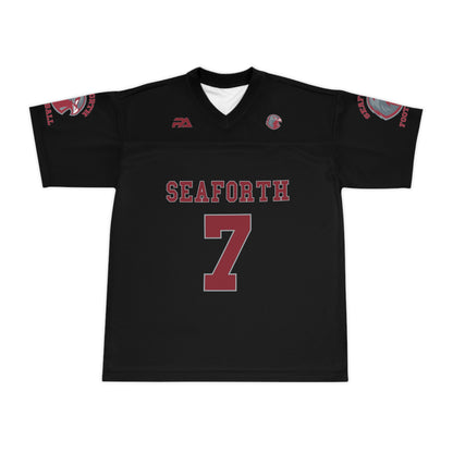 PARKER Black SHS Fan Football Jersey - AOP -