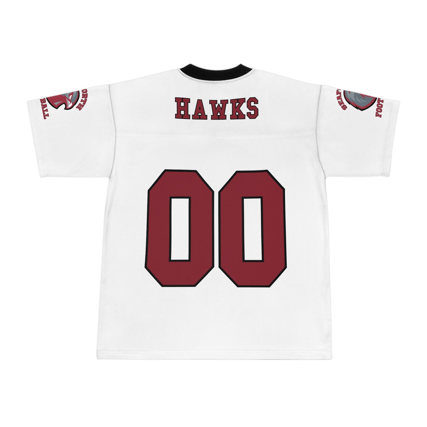 White SHS Fan Football Jersey - AOP -