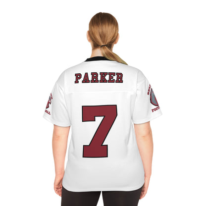 PARKER White SHS Fan Football Jersey - AOP -