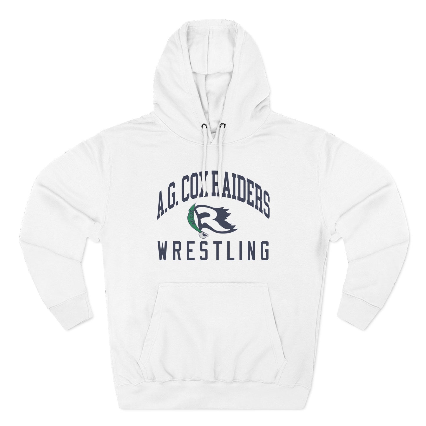 Wrestling Hoodie — A.G. Cox Raiders Team Fleece Pullover