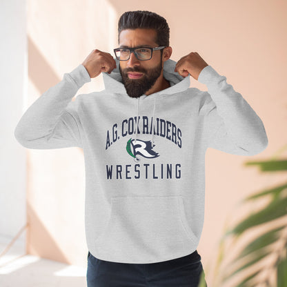 Wrestling Hoodie — A.G. Cox Raiders Team Fleece Pullover
