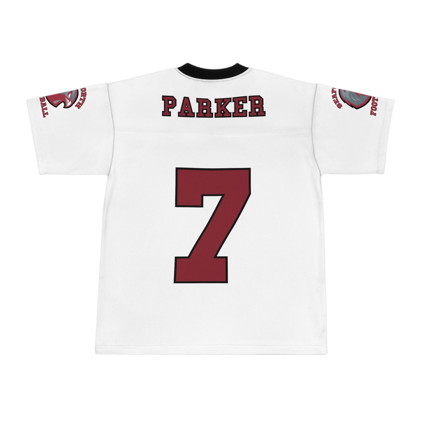 PARKER White SHS Fan Football Jersey - AOP -