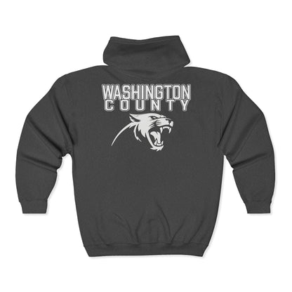 Washington County Panther Zip Hoodie
