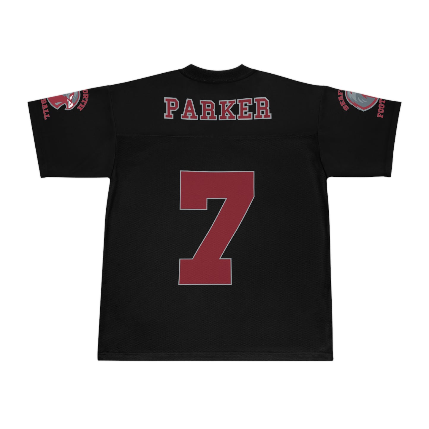 PARKER Black SHS Fan Football Jersey - AOP -