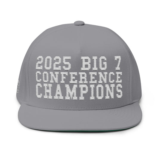2025 Big 7 Conference Champions Flat Bill Cap (Embroidered)