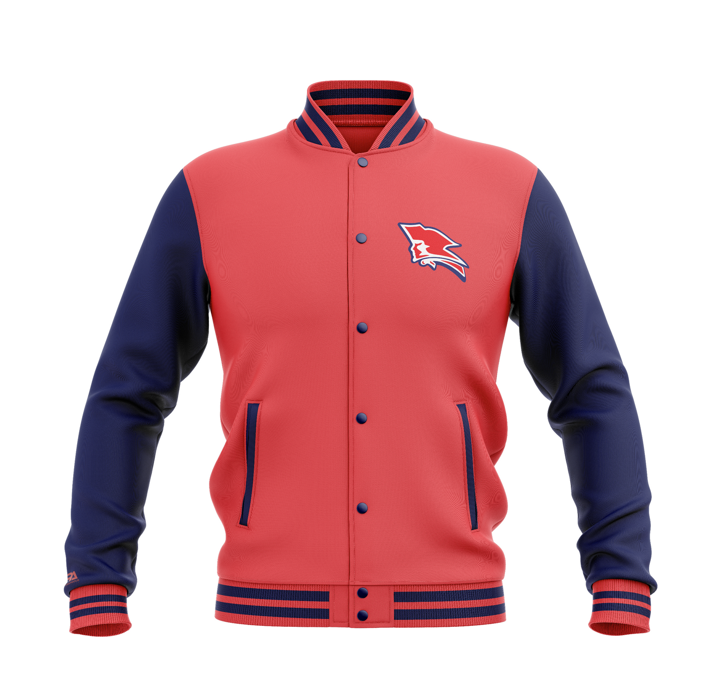 Varsity Jacket Satin Polyester Retro