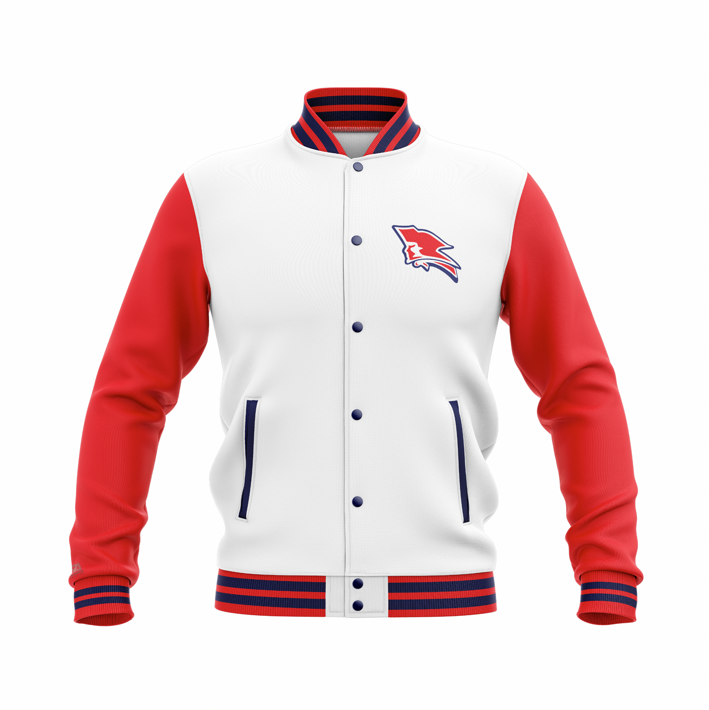 Varsity Jacket Satin Polyester Retro