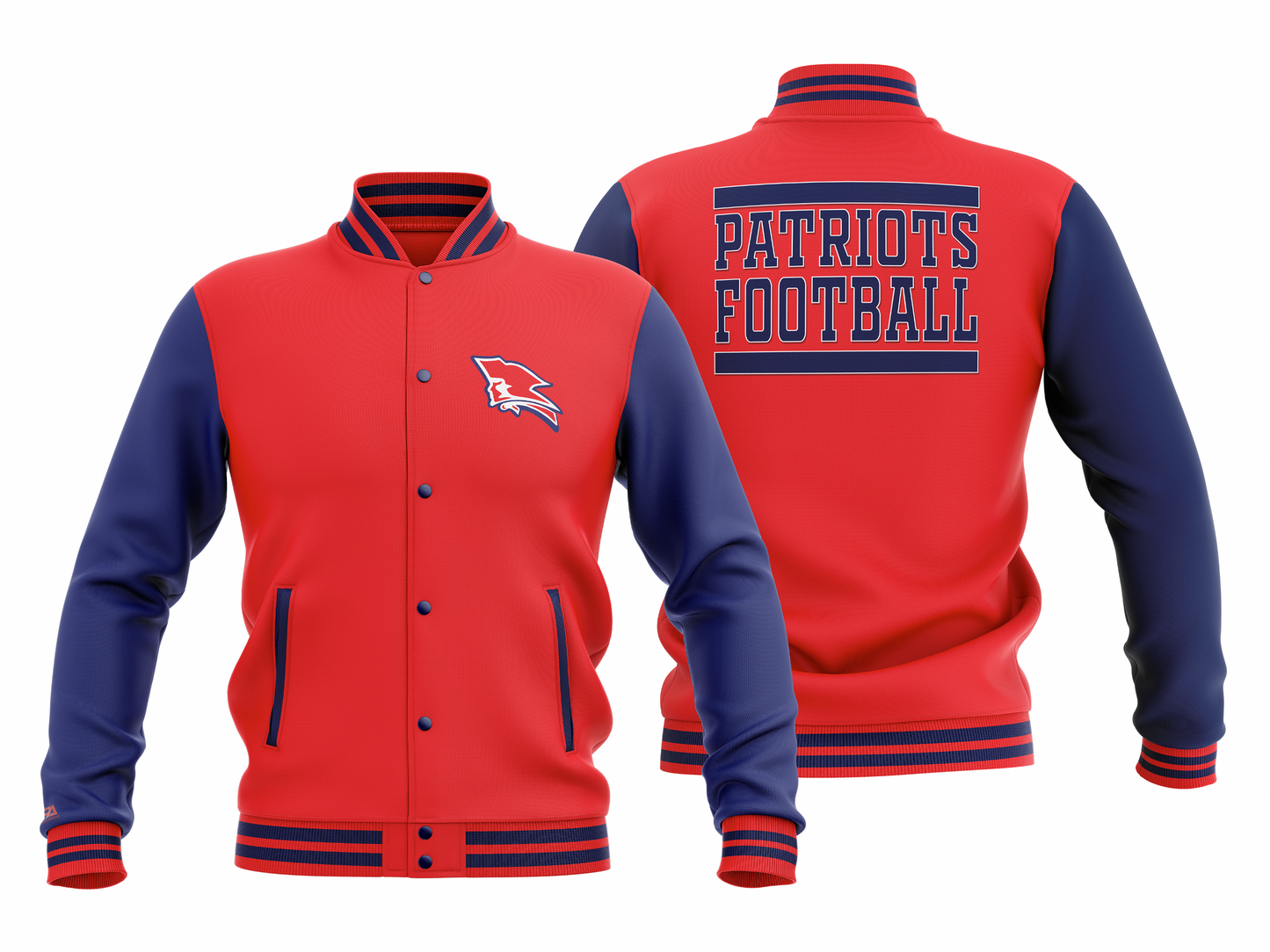 Varsity Jacket Satin Polyester Retro