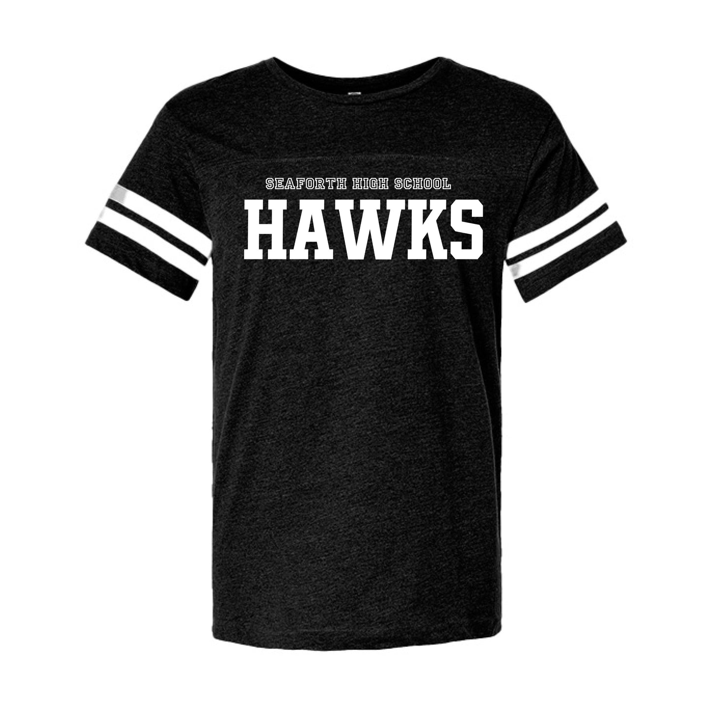 Black Solid/ White - FRONT